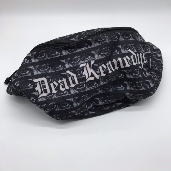 Dead Kennedys Rocksax One Size Black/Gray/White Fanny Pack Bag - Picture 1 of 7